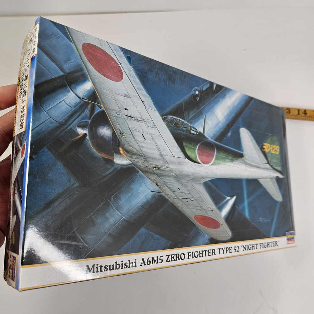 SEALED Hasegawa 1/48 Mitsubishi A6M5 Zero Fighter Type 52 Night Fighter 09543